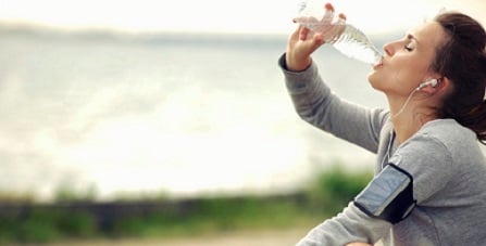 Woman Drinking Water